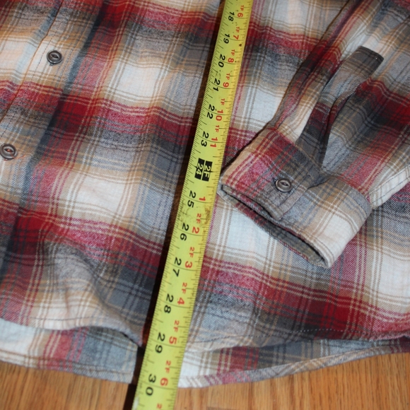 Original Weatherproof Vintage Plaid Flannel Button Down Longsleeve Men Shirt XL - Picture 5 of 5